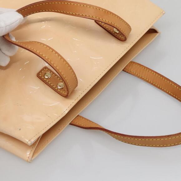 LOUIS VUITTON Vernis Reade MM Hand Bag Marshmallow Pink M91304 - Picture 6 of 12